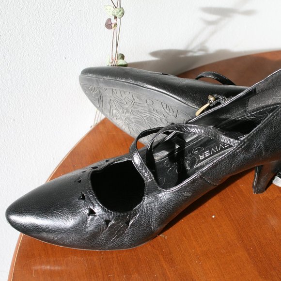 Sole Reviver by Next Black Leather High Heel - Picture 5 of 8